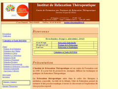 Détails : INSTITUT DE RELAXATION THERAPEUTIQUE