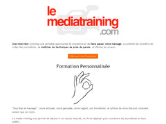 Détails : media training